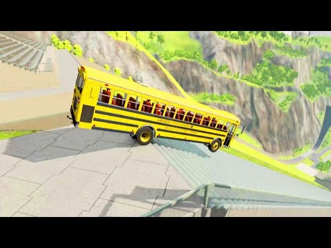 Car Jump Arena 2023 Madness Which Car Can Jump The Longest - BeamNG Drive