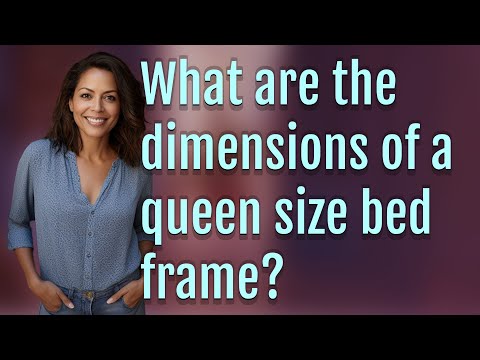 What are the dimensions of a queen size bed frame?