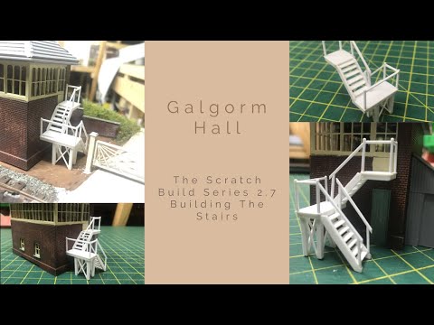 Building A OO Gauge Model Railway: The Scratch Build Series 2.7 - Building The Stairs