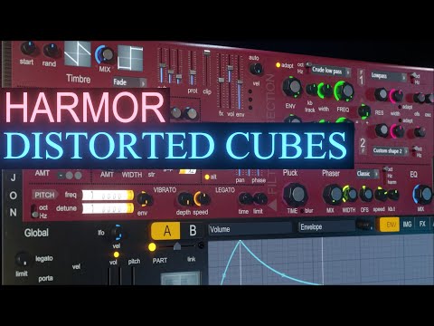 Harmor Distorted Cubes Lead Sound Design | FL Studio Tutorial