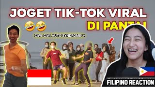 Download lagu NGAKAK JOGET TIKTOK RAGIL VIRAL DIPANTAI, AUTO SYNDROME SATU PANTAI!! [FILIPINO REACTION🇵🇭] mp3