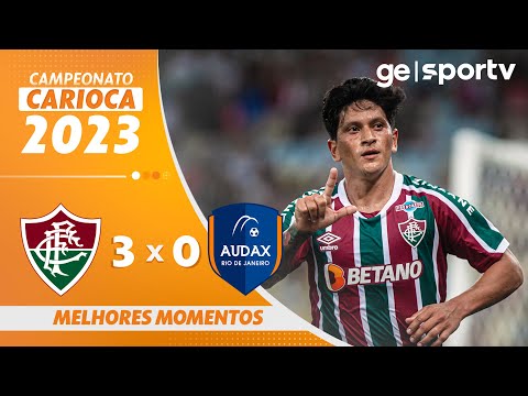 Gols e lances de Fluminense x Audax-RJ