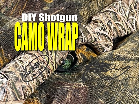 DIY Shotgun Camo Wrap: Transform Your Firearm with Mossy Oak Graphics | Step-by-Step Application!