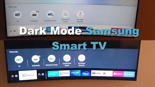 Hidden Dark Mode Samsung Smart TV