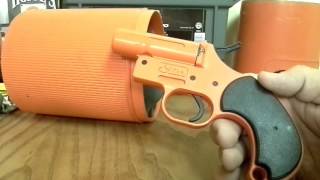 Boat Flare Gun Survival Kit 26.5mm with  .410 Shotgun &  22lr Adapters