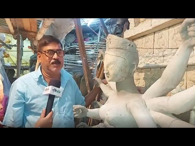 #Exclusive পশুপতি রুদ্রপালের কাগজের তৈরি মা দুর্গার বিদেশ পাড়ি, দেখুন ভিডিও