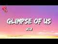 Joji - Glimpse of Us (Lyrics) | Cause sometimes I look in her eyes