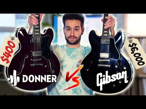 Donner Vs Gibson ES-335 | Is the Difference Worth over $5,000?!