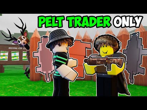 Can I Survive 99 Nights In The Forest Using ONLY Pelt Trader Loot?