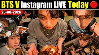 BTS V Instagram LIVE Today 🔴 25 Aug 2026 🔴 V Latest Live Update 💜 V Instagram Live Full Highlight #v