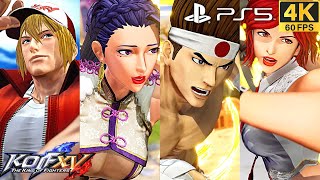 Download lagu KOFXV (PS5) All Character Climax Super Special Moves No HUD Showcase - The King of Fighter XV mp3