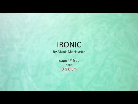 Ironic by Alanis Morissette - Easy acoustic chords and lyrics
