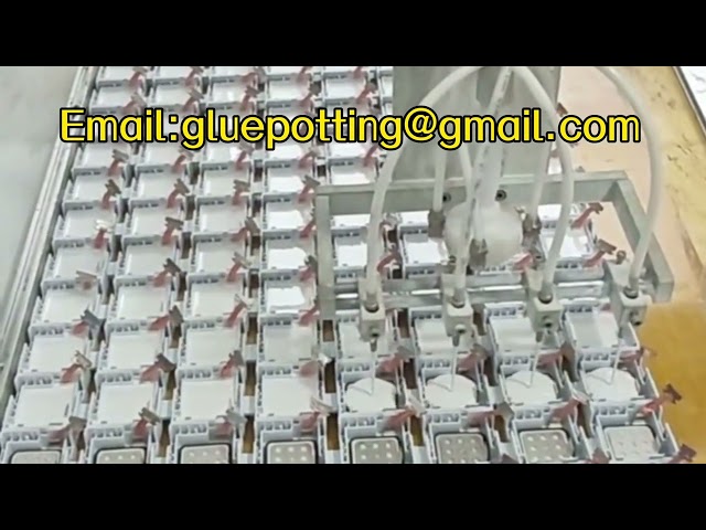 ab two components silicone epoxy resin polyurethane glue dispenser dispensing mixing filling potting machine