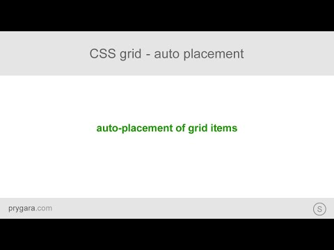CSS grid - auto placement of items on the grid