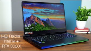 MSI GE76 Raider Unboxing: Intel Core i9 and RTX 3080!