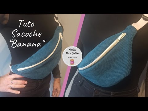 Sewing tutorial "Banana" bag