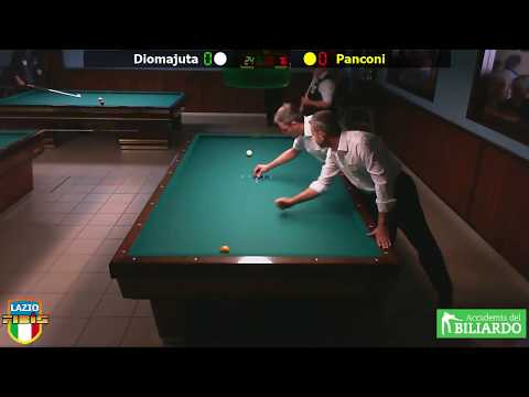 Diomajuta vs Panconi - Gara Libera Territoriale Open Accademia del Biliardo Terni Settembre 2018