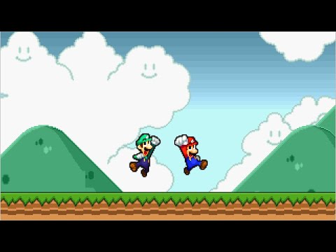 Super Mario Bros. Theme with Lyrics by Juno Songs (Super Mario Sprite Animation)