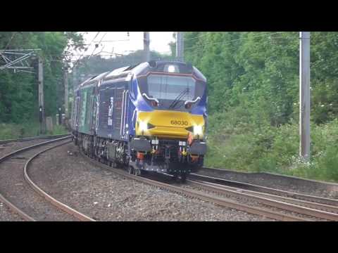 68030/68017 with 68029/68031 dit 0z73 Sellafield - Crewe, 22nd June 2017