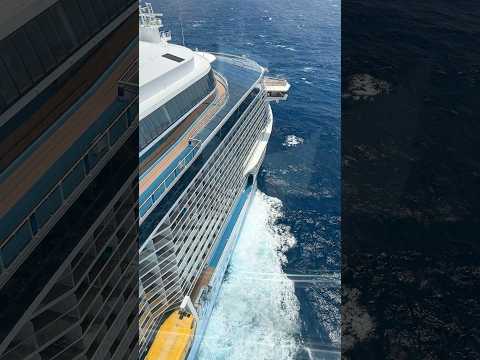 Thumbnail for From the bridge wings. Doing a #180  leaving #brisbane #quantumoftheseas #australia #royalcaribbean