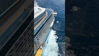 From the bridge wings. Doing a #180  leaving #brisbane #quantumoftheseas #australia #royalcaribbean