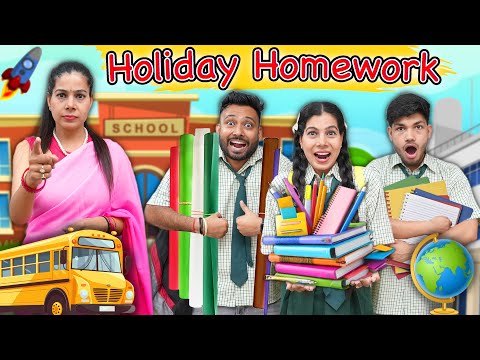 Holiday Homework | Sanjhalika Vlog