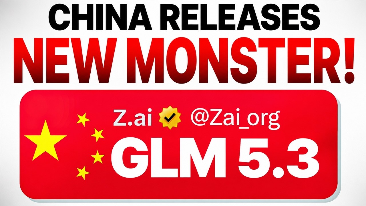 NEW Chinese AI GLM-5.3 Is ABSURDLY Powerful
