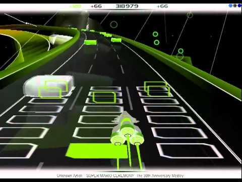 Super Mario 30th Anniversary Medley - Audiosurf
