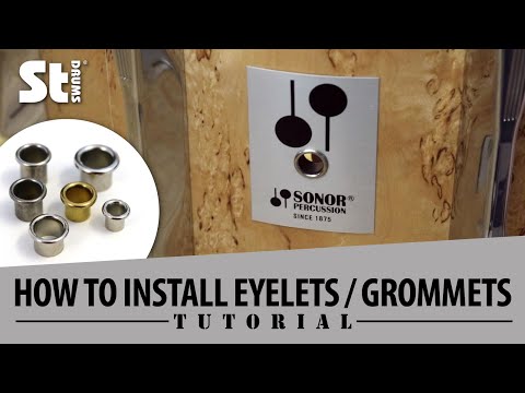 TUTORIAL: How to install eyelets and badges!