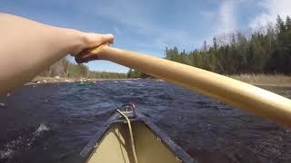 preview picture of video 'Nashwaak river canoeing'
