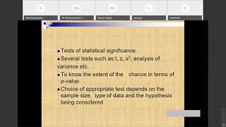 Biostatistics lecture 8 continued Sampling variation and test of significance and exercises 20200829