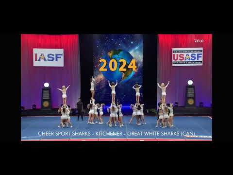 Cheer Sports Sharks Great White 🦈 Finals Cheer Worlds 2024