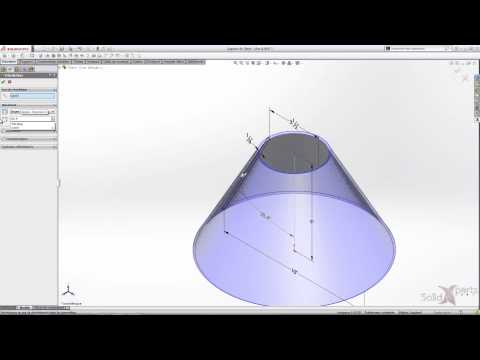 comment construire le patron d'un demi cylindre