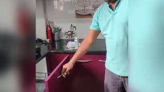 Removing rust from kitchen trolley. Simple and easy method