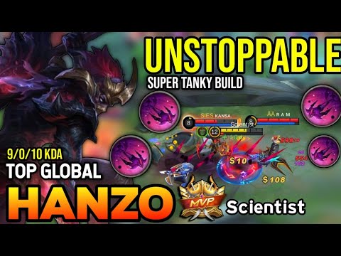 HANZO BEST BUILD 2022 | TOP GLOBAL HANZO GAMEPLAY | MOBILE LEGENDS ✓