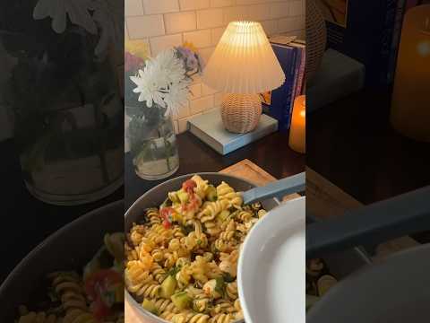 Tomato Confit Pasta Salad, perfect summer week night dinner #easyrecipe #cookingvideo #recipe #pasta