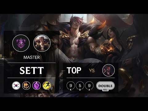 Sett Top vs Lucian - KR Master Patch 10.1