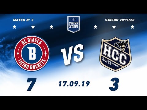 17.09.2019 HC Biasca Ticino Rockets - HC La Chaux-de-Fonds (7-3)