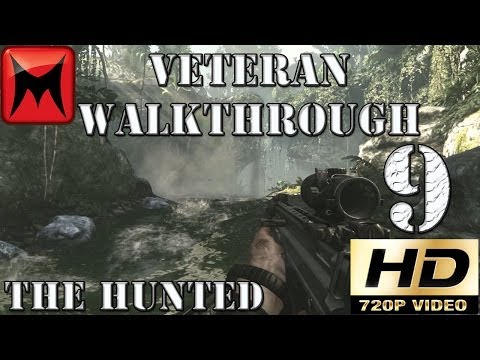 Call of Duty Ghosts Veteran Campaign Walkthrough Mission 9 "The Hunted" HD720p