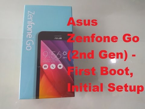 Asus Zenfone Go (2nd Gen) - First Boot, Initial Setup & Hands on