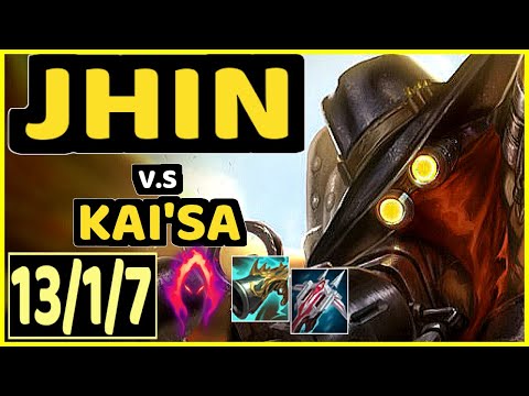 INNAXE (JHIN) vs KAI'SA - 13/1/7 KDA BOTTOM ADC CHALLENGER GAMEPLAY - EUW