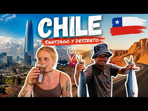 Sueca y peruano viajando por el desierto de Chile