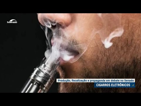 Proposta sobre cigarro eletrônico divide senadores