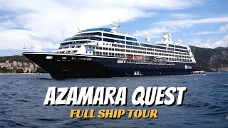 Azamara Quest | Full Ship Tour & Review 4K | Azamara Club Cruises 2022