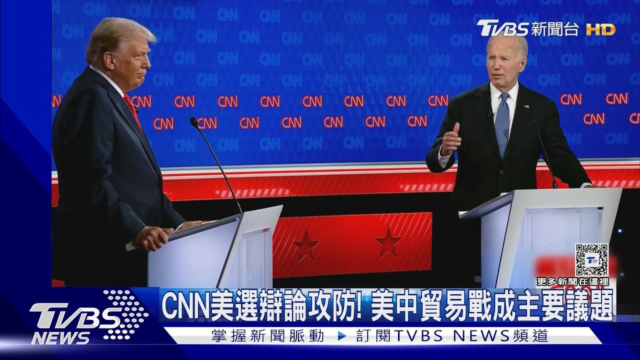 CNN美選辯論攻防! 美中貿易戰成主要議題