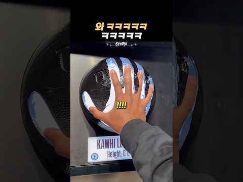 선출이랑 NBA 선수들 손 사이즈 차이 ㄷㄷ