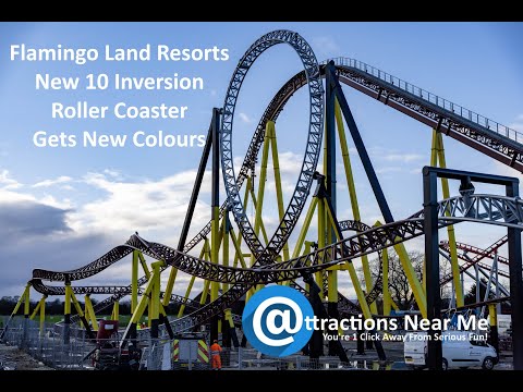 Flamingo Land Resorts New 10 Inversion Coaster Complete with New Paint Colours