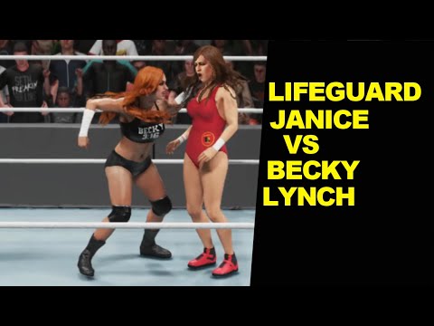 WWE 2K19 Janice vs Becky Lynch - Extreme Knockout Match