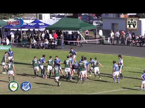 2015 NHRU Round 15 Premier 2 Highlights - Merewether Carlton v Wanderers