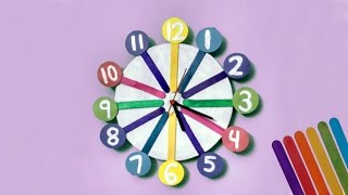 How to create Clock for your kids room | Crafts Videos for Kids | Jugnu Kids